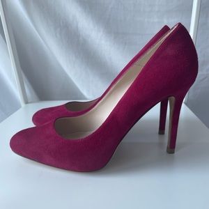 Maroon Suede LK Bennett Pumps